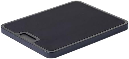 Nifty Small Appliance Rolling Tray - Black, Home Kitchen Counter Organizer, Integrated Rolling System, Non-Slip Pad Top 