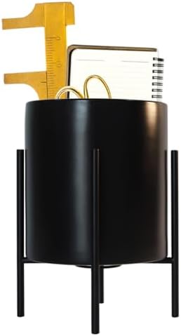 Desk Organizer,Large Capacity Black Pencil Container,Office Supplies Organizer for Students, Home, Workspace