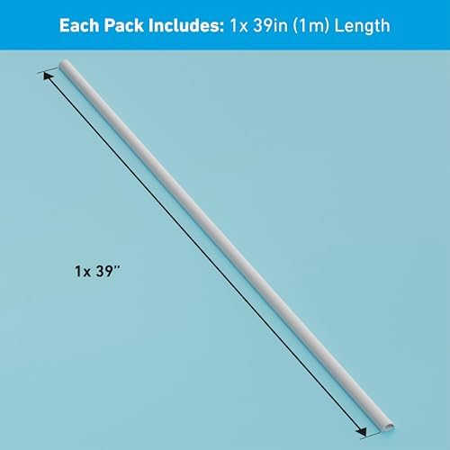 D-Line Half Round Cord Hider, Patented Cable Cover, Hide TV Wall Mount Wires, Raceway for Cords, Decorative Wire Covers,