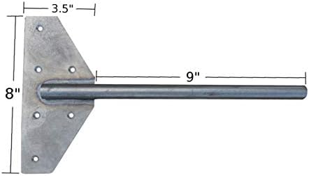 Walnut Wood Works Strongest Floating Shelf Bracket, 200 LB Weight Capacity, Supports Wall Mounted Floating Shelves of An