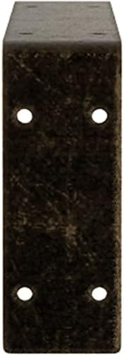 2" W x 12" D x 5 1/4" H Embrey Steel Bracket, Antiqued Pale Gold