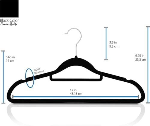 GVTECH Premium Velvet Hangers, [50 Pack] Non Slip and Heavy Duty Velvet Suit Hangers (45cm) with Tie Bar, 360° Swivel Hooks, Sturdy to Hold Jumper, Pullovers, Jackets & Hoodies (White, 50 Pack)