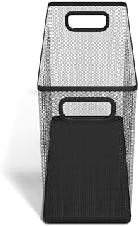 TRU RED Wire Mesh File Organizer, Large Single-Compartment, Black