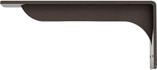 Ekena Millwork BKTM02X12X05EBHDB Steel Bracket Embrey, 2"W x 12"D x 5 1/4"H, Hammered Dark Bronze