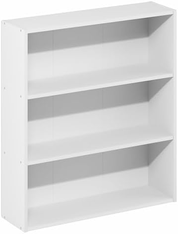 3-Tier Bookshelf, Cube Storage Organizer Bookcase, Book Shelf with Open Shelf, 7 x 24 x 26, for Home Office, Living Room