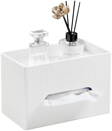 Rectangular Tissue Box Cover PU Leather Tissue Box Holder Rectangle