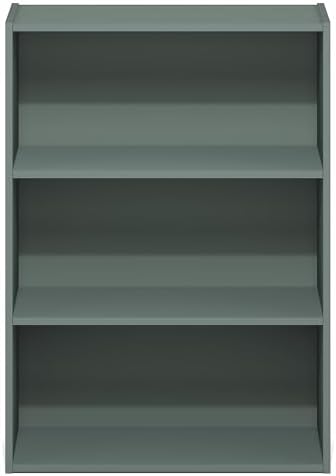 Furinno PASIR Book Shelf, 3-Tier Bookshelf, Storage Shelves Bookcase, 9.7 x 23.7 x 31.5, for Living Room, Bedroom, Home 