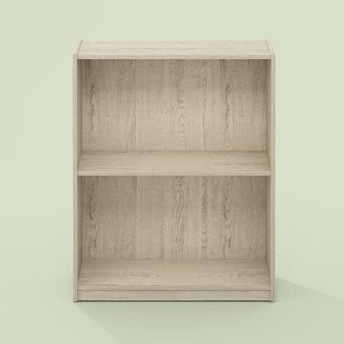 Hagen 2 Tier Organizer Bookcase, Bookshelf, Cube Storage, for Living Room, Home Office, Urban Pine
