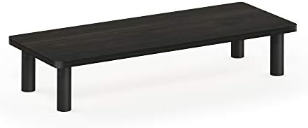 Furinno Turn-N-Tube Monitor Stand Riser, 23.6"W Rectangle Monitor Riser, Laptop Stand for Desk, Office Desk Accessories,