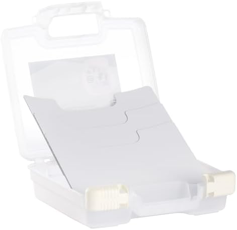 Vaessen Creative Magnetic Stamping Stencils and Embossing Folders Plastic Storage Box for Carrying and Storing Metal Cut