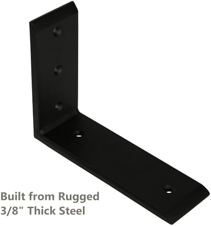 NEODROP 6-Pack 10 Inch Countertop Support Brackets, Heavy Duty L Brackets for Quartz/Wood/Laminate/Granite Countertops |