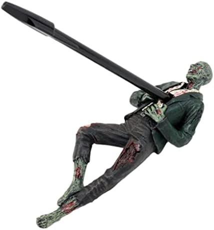 Ebros Gift Walking Dead Walker Hunter Impaled Zombie Pen Holder - 6.75"L Office Desktop Pencil Holder