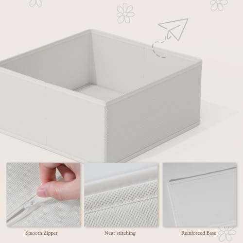 Criusia Drawer Organizer 18-Piece Set, Dresser Organizer for Baby Clothes, Foldable Closet Storage & Drawer Dividers for