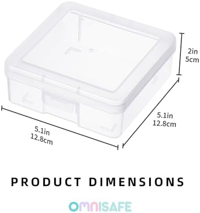 18 Pack Small Plastic Hobby Art Craft Organizer,Plastic Containers