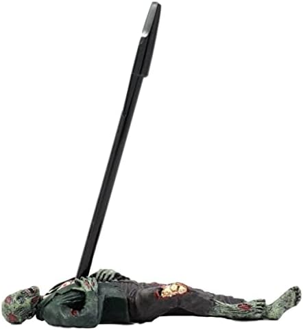 Ebros Gift Walking Dead Walker Hunter Impaled Zombie Pen Holder - 6.75"L Office Desktop Pencil Holder