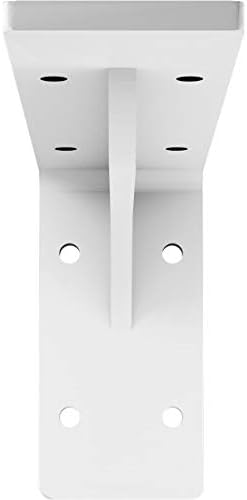 Ekena Millwork BKTM02X08X04EBPWH Steel Bracket Embrey, 2"W x 8"D x 4 1/4"H, White Primer