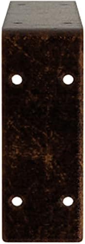 Ekena Millwork BKTM02X12X05EBACO Steel Bracket Embrey, 2"W x 12"D x 5 1/4"H, Antiqued Copper