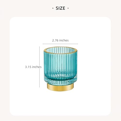Makeup Brush Holder Organizer,Toothbrush Holders,Desk Pen Pencil Holder,Multifunctional Vintage Glass Brush Cup(A3-29-US