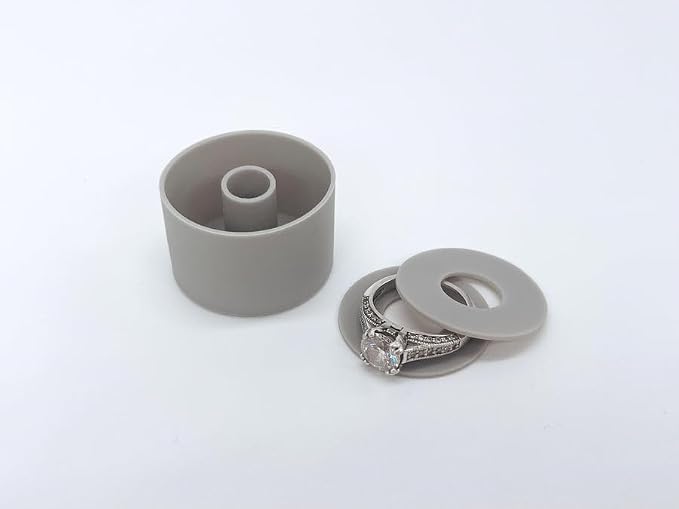 Lion Latch Travel Jewelry Box Case, Ring Holder on Shark Tank - Portable Silicon, Ring Holder Not Included | Ring Holder Not Included, Travel Jewelry Box Case Accessory