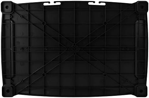 Kantek Extra Wide Single Level Height-Adjustable Monitor/Laptop Stand, 20-Inch Wide x 13.25-Inch Deep x 3 to 6.5-Inch Hi