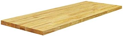 BenchPro Floating Shelf Wall Mounted Solid Butcherblock Shelf 15" Depth x 48" Length x 1" Thick Highest Grade Lumber - N