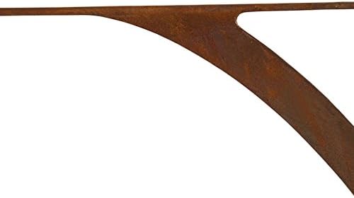 A29 Shelf Brackets, Iron, Rust Finish, Set of 4