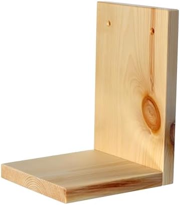 Daniel's Plants Indoor Plant Wall Gallery Shelf Kit | Midcentury Modern Wooden Shelves | Wall Mounted L Shaped Floating 