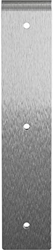 Ekena Millwork BKTM02X10X10HASS 2-Inch W x 10-Inch D x 10-Inch H Hamilton Bracket, Stainless Steel