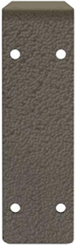 Ekena Millwork BKTM02X20X06EBHDB Steel Bracket Embrey, 2"W x 20"D x 6 1/2"H, Hammered Dark Bronze