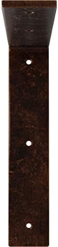 2" W x 10" D x 10" H Hamilton Steel Bracket, Antiqued Copper