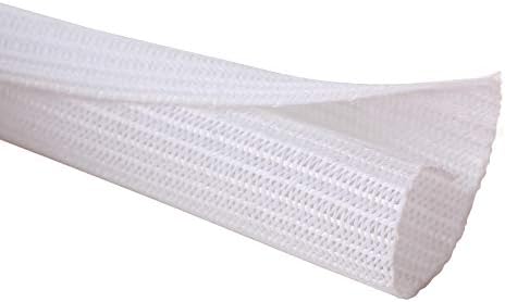 Alex Tech 25ft - 1/2 inch Cord Protector Wire Loom Tubing Cable Sleeve Split Sleeving for USB Cable Power Cord Audio Vid