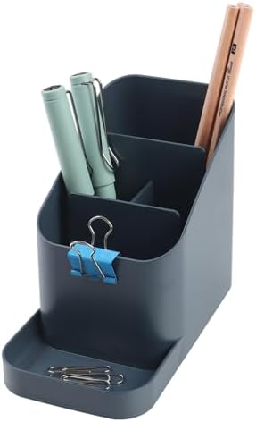 BLUE GINKGO Pen Holder, Desk Organizer, Blue, Made in Korea