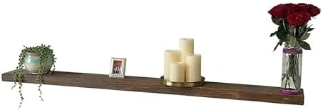 joelsantiques 54 Inch Wooden Floating Shelves for Wall -54x6x2 in -Made of Natural Wood - Long Heavy Duty Rustic Wall Sh