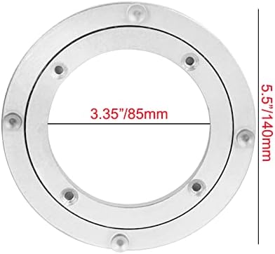 Aluminium Alloy Turntable Bearing, Heavy Duty Swivel Turntable Lazy Susan Rotating Bearing Turntable Round Dining Table 