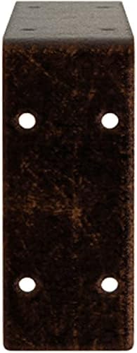 Ekena Millwork BKTM02X10X04EBACO Steel Bracket Embrey, 2"W x 10"D x 4 3/4"H, Antiqued Copper