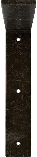 2" W x 10" D x 10" H Hamilton Steel Bracket, Antiqued Warm Silver