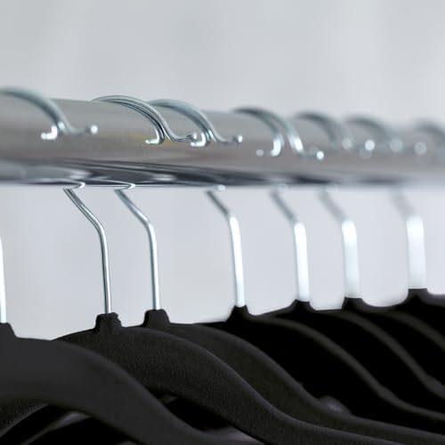 KESPER 16646 Clothes Hangers - Pack of 25 Material: Plastic (ABS) with Non-Slip Flocking, Dimensions: 45.5 cm Wide, Colo