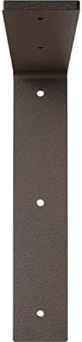 2"W x 10"D x 10"H Hamilton Steel Bracket, Hammered Brown