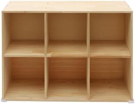 Cube Storage Bookshelf Wooden Storage Open Bookshelf, Multipurpose Display Storage Cabinet Vertical/Horizontal Organizer