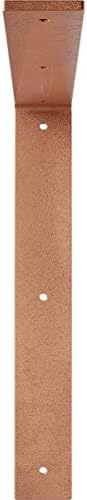 2"W x 14"D x 14"H Hamilton Steel Bracket, Hammered Copper