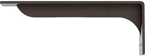 Ekena Millwork BKTM02X14X05EBHDB Steel Bracket Embrey, 2"W x 14"D x 5 1/4"H, Hammered Dark Bronze
