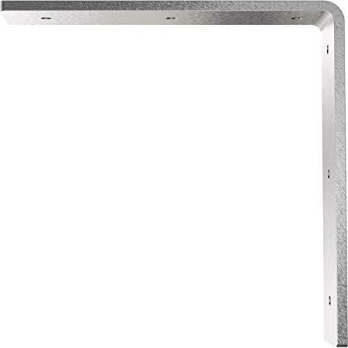 Ekena Millwork BKTM02X08X08HASS 2-Inch W x 8-Inch D x 8-Inch H Hamilton Bracket, Stainless Steel