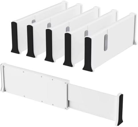 5-Pack Adjustable Drawer Dividers: The Ultimate Clutter-Free Solution