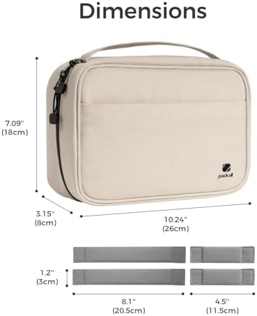 pack all Electronic Organizer Plus, Shockproof Cable Organizer Bag