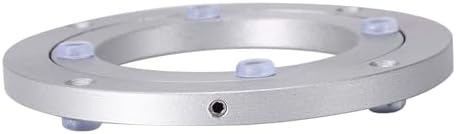 S Turntable Lazy Susan, 4 inch Heavy Duty Aluminium Alloy Turntable Bearing Smooth S Plate for Kaleidoscopes Tabletop Se