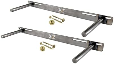 Floating Shelf Bracket - 2 Pack 24” Hidden Shelf Brackets, 150 LB Weight Capacity, Supports Wall Mounted Floating Shelve