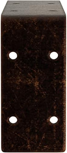 2" W x 8" D x 4 1/4" H Embrey Steel Bracket, Antiqued Copper