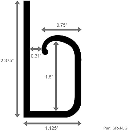 Electriduct Large J Channel Cable Raceway Self Adhesive Desk Cord Organizer and Wire Manager for Computer, Gaming and En