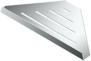 Gatco 1470 Elegant 9" Corner Shower Shelf, 9", Chrome