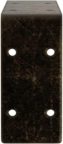 2" W x 8" D x 4 1/4" H Embrey Steel Bracket, Antiqued Pale Gold